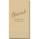 Expressive Script Blessed Guest Towels Image 1 of 5
